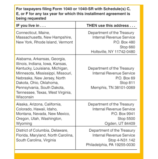 a yellow and white form with black text